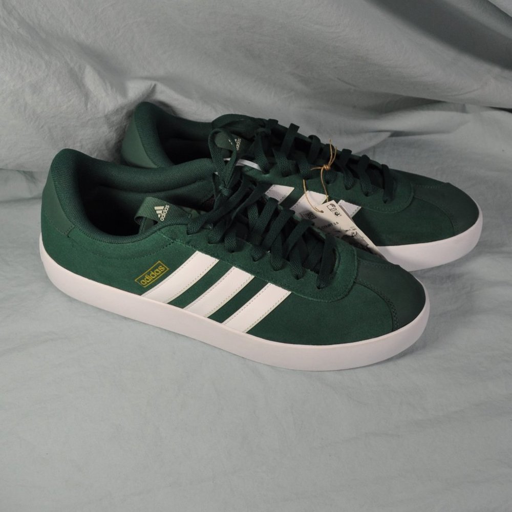 *SALE* mens green adidas sneakers VL Court 3.0 size 13 NWT (CL15)